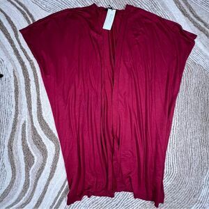 YANA K Milan Cardigan Long ⭐️ one size ⭐️ baby french terry burgundy